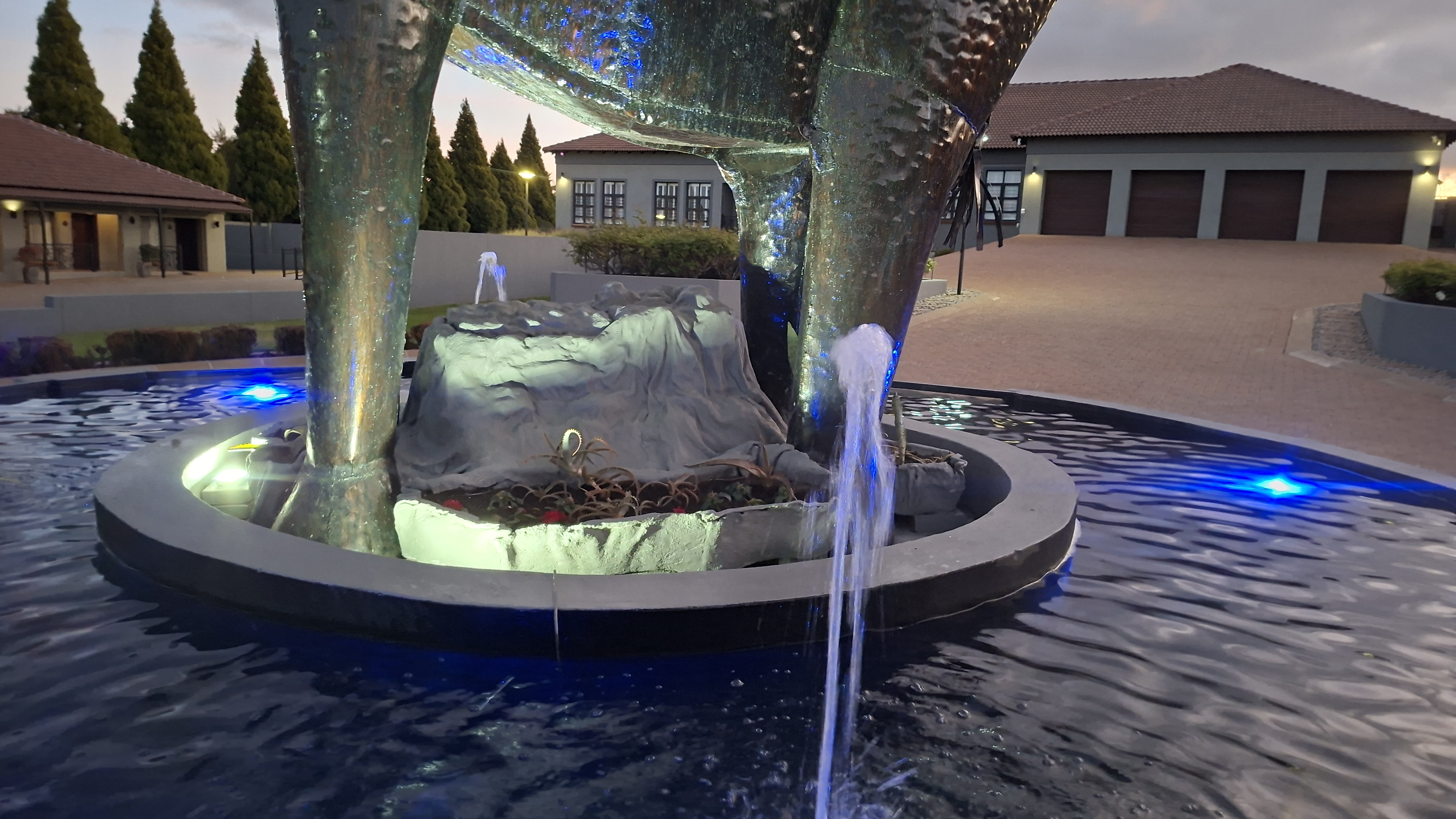 Koi dam construction project